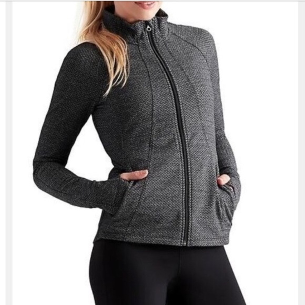 Athlete herringbone jacket